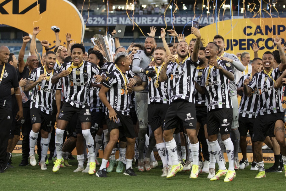 SUPERCOPA DE 2022. ATLÉTICO-MG. CAMPEÃO. FLAMENGO-RJ. VICE-CAMPEÃO.
