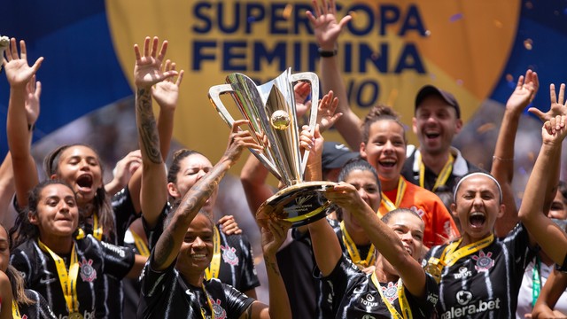 SUPERCOPA DE FUTEBOL FEMININO DE 2022. PARTIDA ÚNICA. JOGO ÚNICO. CORINTHIANS-SP. CAMPEÃO. GRÊMIO-RS. VICE-CAMPEÃO.