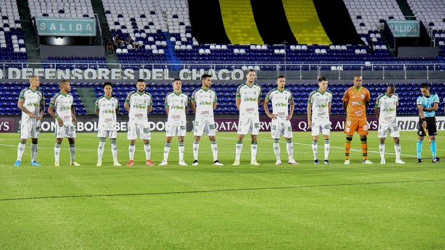 TAÇA LIBERTADORES DA AMÉRICA DE 2022. SEGUNDA FASE. JOGO DE VOLTA. SEGUNDA PARTIDA. AMÉRICA-MG. BRASIL. CLASSIFICADO. GUARANÍ. PARAGUAI. ELIMINADO. TERCEIRA FASE. AMÉRICA-MG. BRASIL. BARCELONA DE GUAYAQUIL. EQUADOR.