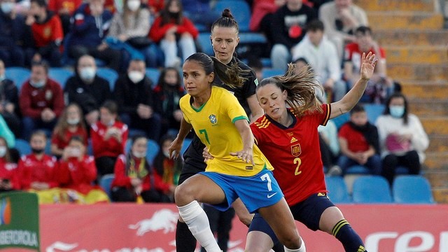 DATA FIFA. FUTEBOL FEMININO. AMISTOSO. BRASIL. ESPANHA.