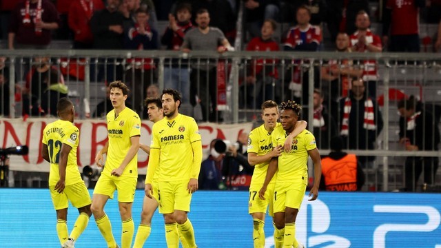 LIGA DOS CAMPEÕES DA EUROPA. TEMPORADA 2021.2022. QUARTAS DE FINAL. JOGO DE VOLTA. SEGUNDA PARTIDA. VILLARREAL. ESPANHA. CLASSIFICADO. BAYERN DE MUNIQUE. ALEMANHA. ELIMINADO.