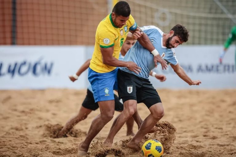 COPA AMÉRICA DE FUTEBOL DE AREIA DE 2022. BRASIL. URUGUAI.