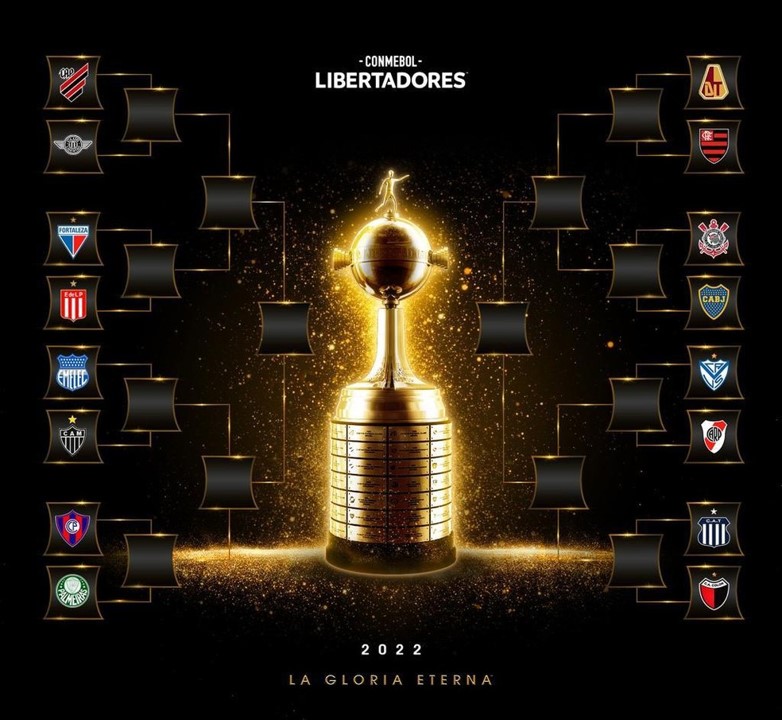 TAÇA LIBERTADORES DA AMÉRICA DE 2022. OITAVAS DE FINAL.