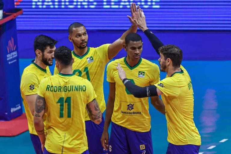 LIGA DAS NAÇÕES DE VÔLEI MASCULINO. BRASÍLIA. BRASIL. ESLOVÊNIA. SEGUNDA RODADA.