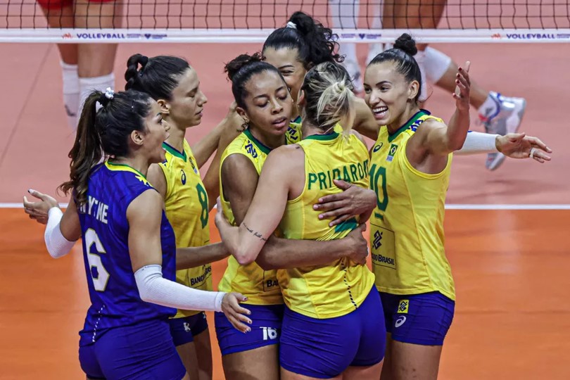 LIGA DAS NAÇÕES. SÉRVIA. BRASIL. VÔLEI FEMININO.