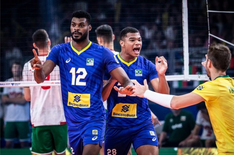 LIGA DAS NAÇÕES DE VÔLEI MASCULINO. BRASIL. BULGÁRIA.
