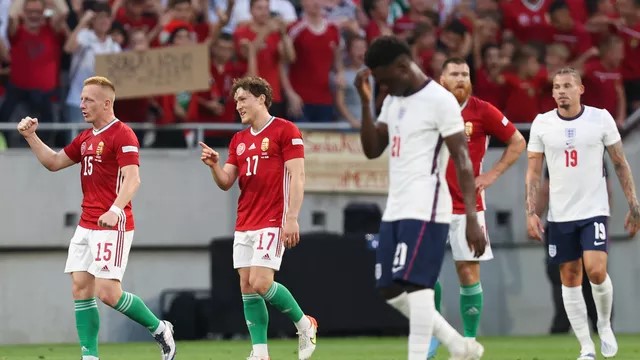 LIGA DAS NAÇÕES DAS ASSOCIAÇÕES EUROPA. UEFA. UNIÃO DAS ASSOCIAÇÕES EUROPEIAS DE FUTEBOL. LIGA A. GRUPO 3. PRIMEIRA FASE. PRIMEIRA RODADA. HUNGRIA. INGLATERRA.