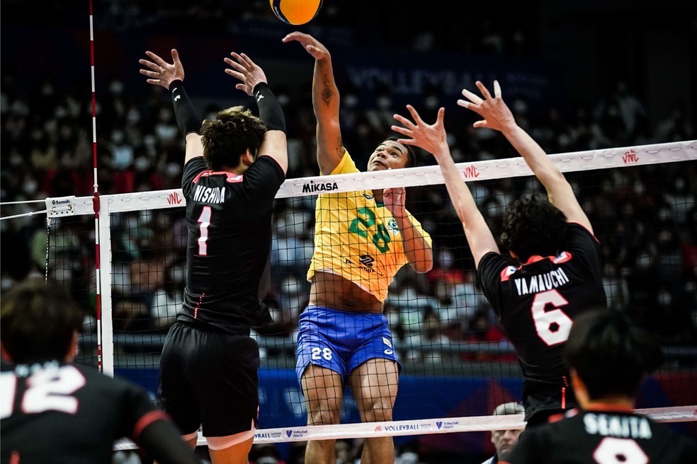 VÔLEI MASCULINO. PRIMEIRA FASE. LIGA DAS NAÇÕES. ÚLTIMA RODADA. BRASIL. JAPÃO.