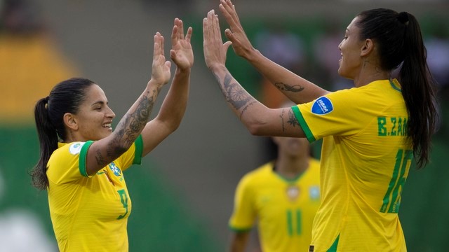 COPA AMÉRICA DE FUTEBOL FEMININO DE 2022. PRIMEIRA FASE. FASE DE GRUPOS. GRUPO B. SEGUNDA RODADA. BRASIL. URUGUAI.
