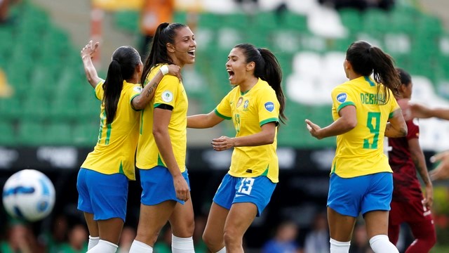 COPA AMÉRICA DE FUTEBOL FEMININO DE 2022. PRIMEIRA FASE. GRUPO B. QUARTA RODADA. BRASIL. VENEZUELA.