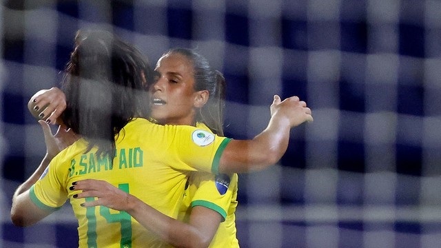 COPA AMÉRICA DE FUTEBOL FEMININO DE 2022. PRIEMIRA FASE. QUINTA RODADA. GRUPO B. BRASIL. PRIMEIRO COLOCADO. 12 PONTOS. PERU. QUINTO LUGAR. 0 PONTO.SEMIFINAL. COLÔMBIA. ARGENTINA. BRASIL. PARAGUAI.