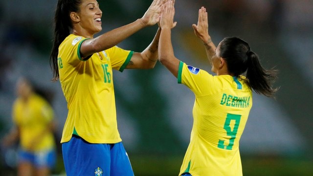 COPA AMÉRICA DE FUTEBOL FEMININO DE 2022. PRIMEIRA FASE. PRIMEIRA RODADA. BRASIL. ARGENTONA. GRUPO B.
