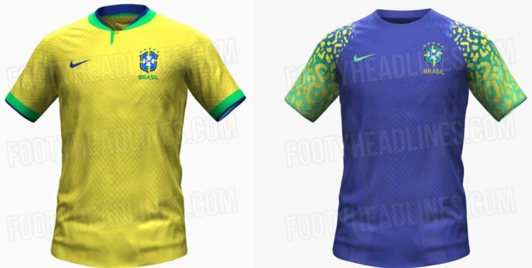 CAMISA DA SELEÇÃO BRASILEIRA DE FUTEBOL. COPA DO MUNDO DE 2022.