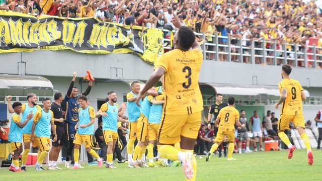 CAMPEONATO BRASILEIRO DA SÉRIE D DE 2022. QUARTAS DE FINAL. JOGO DE VOLTA. SEGUNDA PARTIDA. AMAZONAS-AM. CLASSIFICADO. PORTUGUESA-RJ. ELIMINADO. SEMIFINAL. AMAZONAS-AM. CONTRA. POUSO ALEGRE-MG. CLASSIFICADOS PARA A SÉRIE C EM 2023.