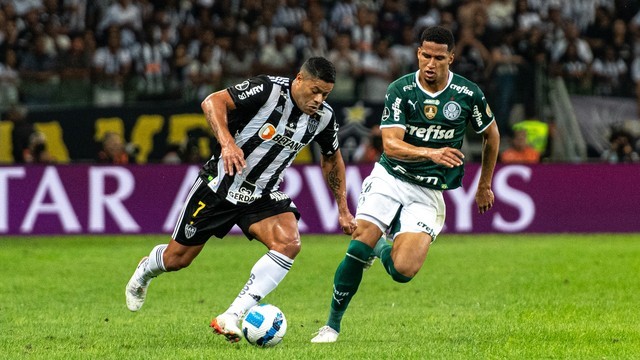 TAÇA LIBERTADORES DA AMÉRICA DE 2022. QUARTAS DE FINAL. PALMEIRAS-SP. BRASIL. ATLÉTICO-MG. JOGO DE IDA. PRIMEIRA PARTIDA.