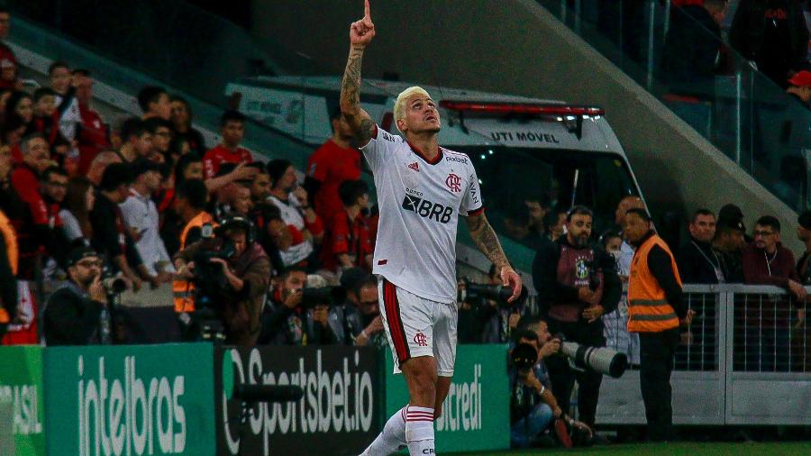 COPA DO BRASIL DE 2022. QUARTAS DE FINAL. JOGO DE VOLTA. SEGUNDA PARTIDA. FLAMENGO-RJ. CLASSIFICADO. ATHLETICO-PR. ELIMINADO. SEMIFINAL. FLAMENGO-RJ. CONTRA. SÃO PAULO-SP. OU. AMÉRICA-MG.