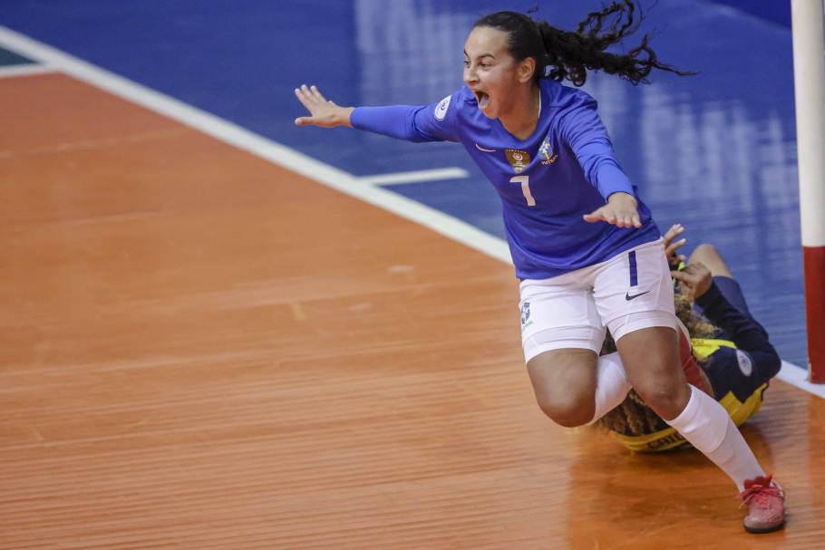 SUL-AMERICANO SUB-20 DE FUTSAL. FEMININO. BRASIL. CLASSIFICADO. EQUADOR. ELIMINADO.