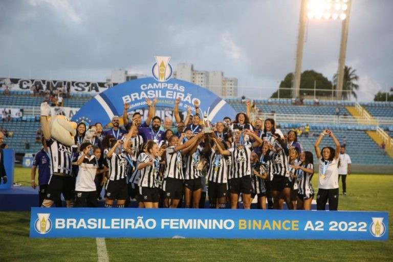 CAMPEONATO BRASILEIROD E FUTEBOL FEMININO DA SÉRIE A2 D E2022. FINAL. JOGO DE VOLTA. SEGUNDA PARTIDA. CEARÁ-CE. CAMPEÃO. ATHLETICO-PR. VICE-CAMPEÃO.