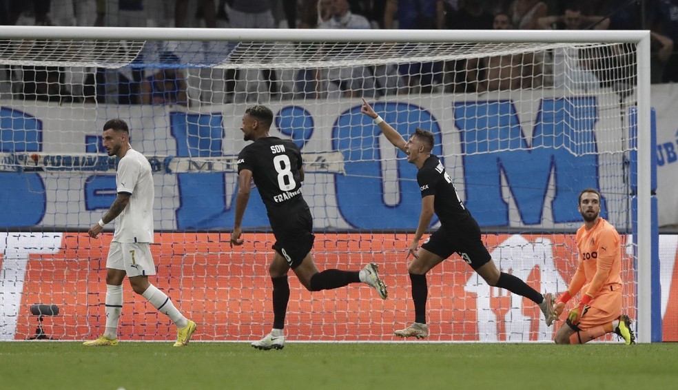LIGA DOS CAMPEÕES DA EUROPA. TEMPORADA 2022. 2023. FASE DE GRUPOS. GRUPO D. EINTRACHT FRANKFUT. ALEMANHA. OLYMPIQUE DE MARSELHA. FRANÇA.