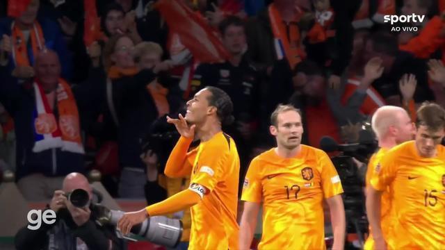 LIGA DAS NAÇÕES UEFA. UNIÃO DAS ASSOCIAÇÕES EUROPEIAS DE FUTEBOL. FASE DE GRUPOS. GRUPO 4. SEXTA RODADA. HOLANDA. CLASSIFICADA. 16 PONTOS. PRIMEIRO LUGAR. BÉLGICA. SEGUNDO LUGAR. 10 PONTOS. ELIMINADO.