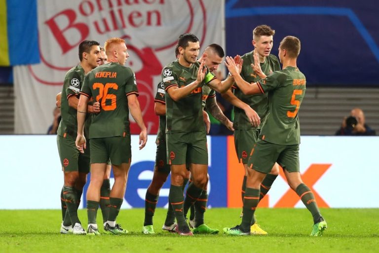 LIGA DOS CAMPEÕES DA EUROPA TEMPORADA 2022. 2023. FASE DE GRUPOS. GRUPO F. PRIMEIRA RODADA. SHAKHTAR DONETSK. UCRÂNIA. RASENBALLSPORT LEIPZIG. ALEMANHA.