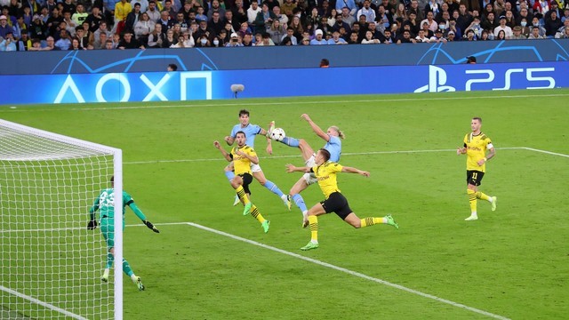 LIGA DOS CAMPEÕES DA EUROPA. TEMPORADA 2022. 2023. FASE DE GRUPOS. SEGUNDA RODADA. GRUPO G. MANCHESTER CITY. INGLATERRA. BORUSSIA DORTMUND. ALEMANHA.