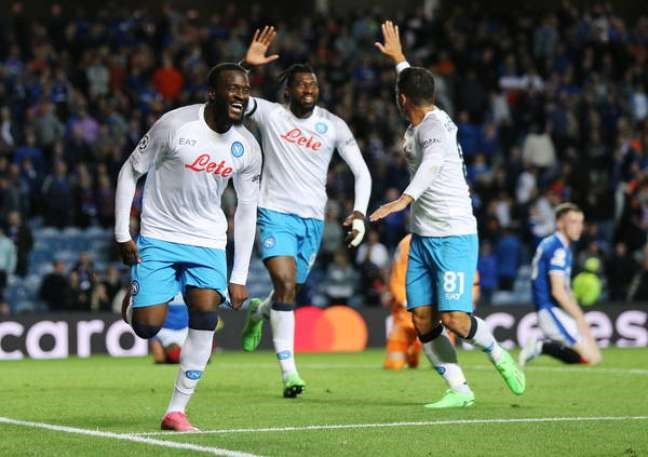 LIGA DOS CAMPEÕES DA EUROPA. TEMPORADA 2022. 2023. FASE DE GRUPOS. GRUPO A. SEGUNDA RODADA. NAPOLI. ITÁLIA. RANGERS. ESCÓCIA.