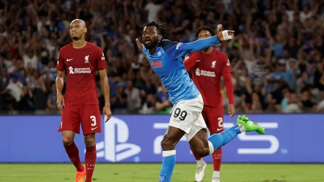 LIGA DOS CAMPEÕES DA EUROPA. TEMPORADA 2022.2023. FASE DE GRUPOS. GRUPO A. NAPOLI. ITÁLIA. LIVERPOOL. INGLATERRA. PRIMEIRA RODADA.