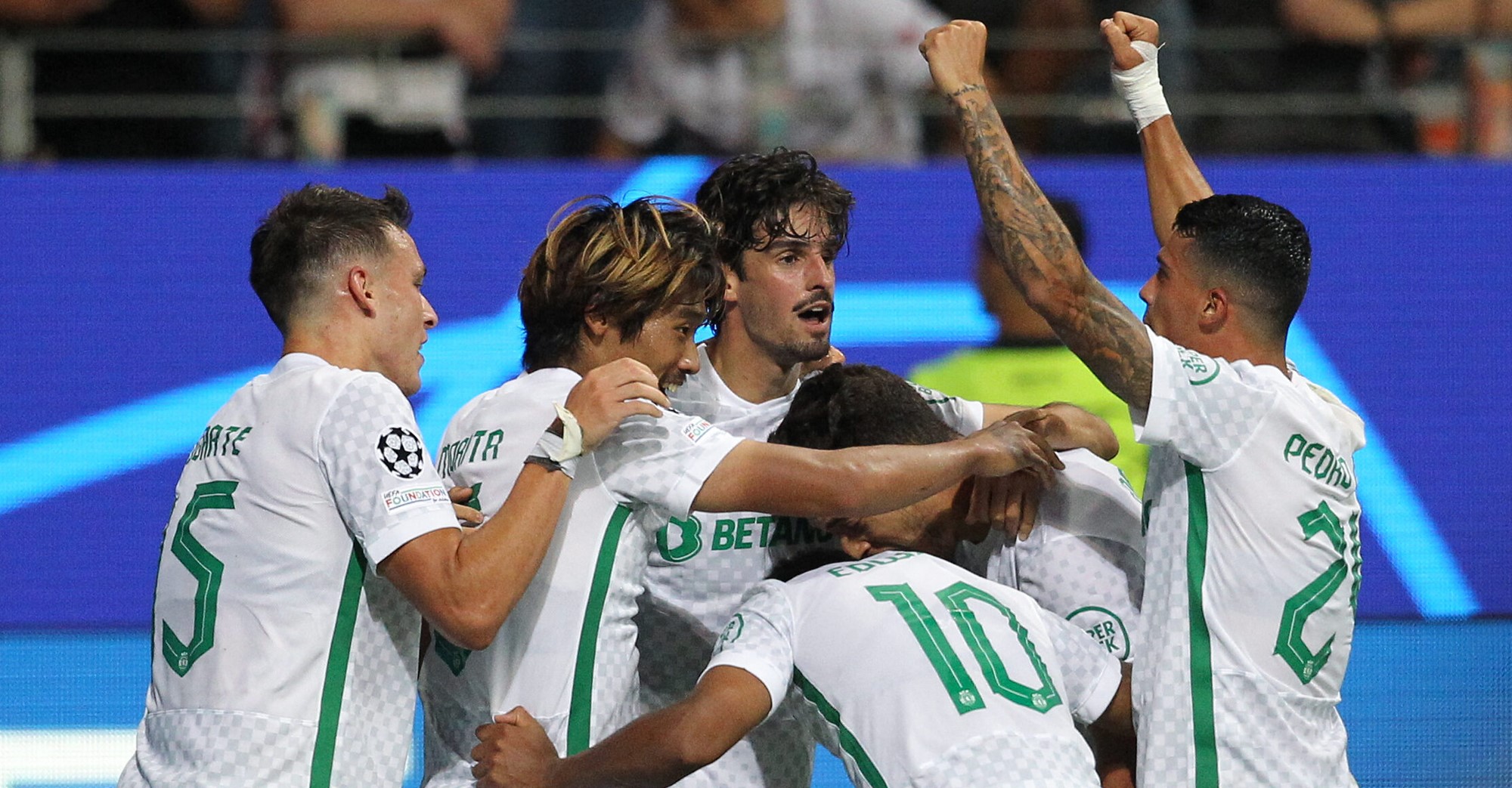 LIGA DOS CAMPEÕES DA EUROPA. TEMPORADA 2022.2023. FASE DE GRUPOS. PRIEMIRA RODADA. GRUPO D. EINTRACHT FRANKFURT. ALEMANHA. SPORTING PORTUGUAL.
