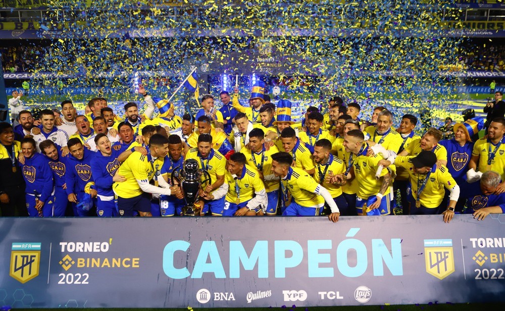 CAMPEÃO ARGENTINO. BOCA JUNIORS. ARGENTINA. 35 TÍTULOS.