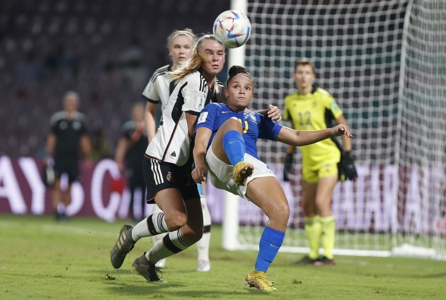 COPA DO MUNDO DE FUTEBOL FEMININO SUB-17. QUARTAS DE FINAL. JOGO ÚNICO. PARTIDA ÚNICA. ALEMANHA. CLASSIFICADA. BRASL. ELIMINADA.