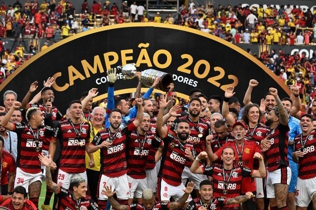 TAÇA LIBERTADORES DA AMÉRICA DE 2022. FINAL. JOGO ÚNICO. PARTIDA ÚNICA. FLAMENGO-RJ. BRASIL. TRICAMPEÃO. 1981. 2019. 2022. ATHLETICO-PR. BRASIL. VICE-CAMPEÃO.