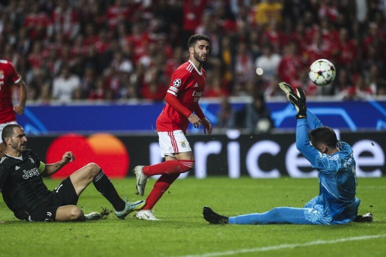 LIGA DOS CAMPEÕES DA EUROPA. TEMPORADA 2022. 2023. FASE DE GRUPOS. GRUPO H. QUINTA RODADA. JUVENTUS. ITÁLIA. BENFICA. PORTUGAL.