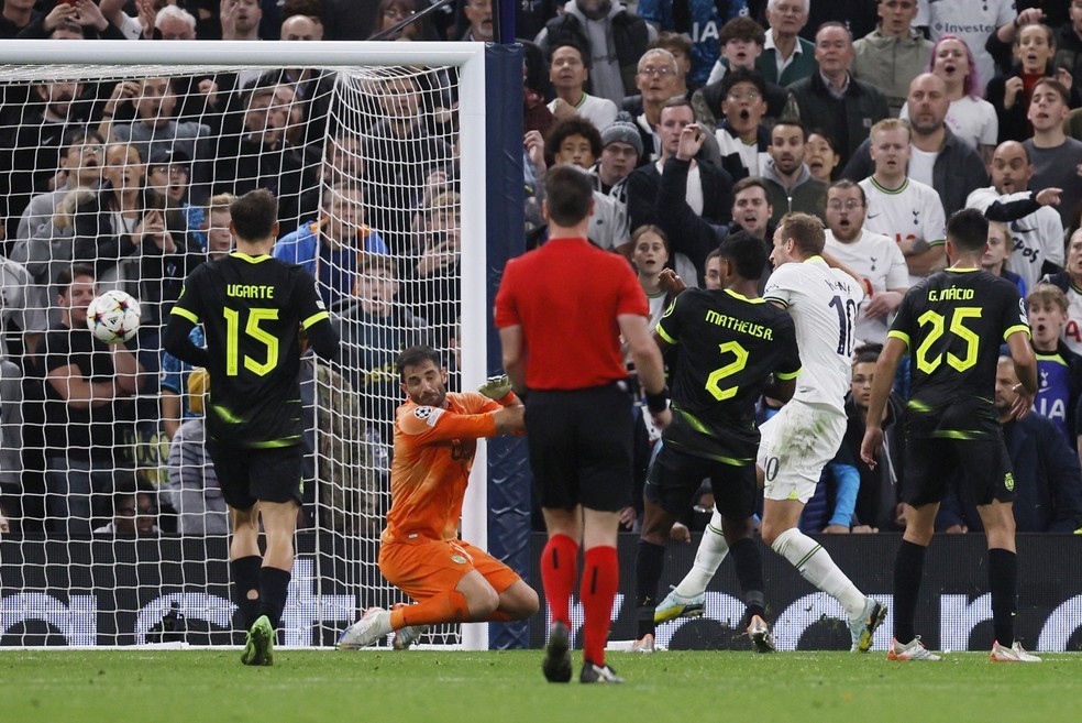 LIGA DOS CAMPEÕES DA EUROPA. TEMPORADA 2022. 2023. FASE DE GRUPOS. GRUPO D. QUINTA RODADA. TOTTENHAM. INGLATERRA. SPORTING. PORTUGAL.