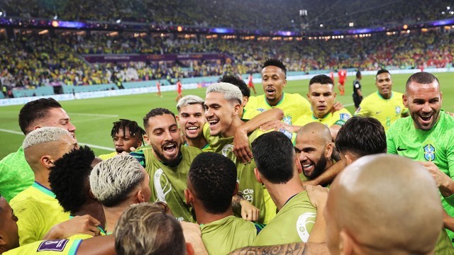 COPA DO MUNDO DE 2022. PRIMEIRA FASE. SEGUNDA RODADA GRUPO G. BRASIL. CLASSIFICADO. SUÍÇA. SÉRVIA. CAMARÕES.