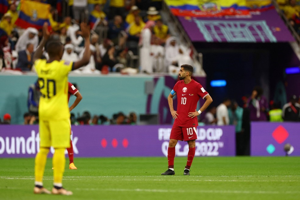 COPA DO MUNDO DE 2022. ESTREIA. DERROTA. GRUPO A. PRIEMIRA RODADA. CATAR. EQUADOR.