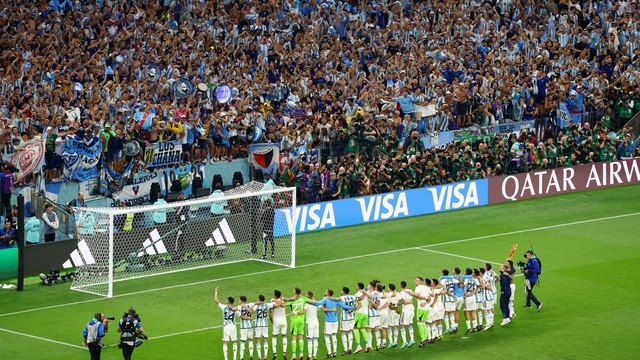 COPA DO MUNDO DE 2022. SEMIFINAL. JOGO ÚNICO. PARTIDA ÚNICA. ARGENTINA. CLASSIFICADA. CROÁCIA. ELIMINADA. DECISÃO DO TERCEIRO LUGAR. QUARTO LUGAR. JOGO ÚNICO. PARTIDA ÚNICA. CROÁCIA. CONTRA O PERDEDOR DE MARROCOS OU FRANÇA. FINAL DA COPA DO MUNDO DE 2022. JOGO ÚNICO. PARTIDA ÚNICA. ARGENTINA. CONTRA O VENCEDOR DE MARROCOS OU FRANÇA.
