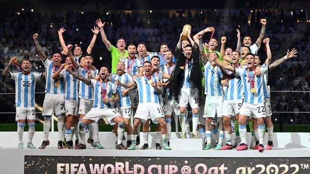 COPA DO MUNDO DE 2022. CATAR. FINAL. JOGO ÚNICO. PARTIDA ÚNICA. ARGENTINA. CAMPEÃ. FRANÇA. VICE-CAMPEÃ. ARGENTINA. TRICAMPEÃ MUNDIAL. 1978. 1986.2022.