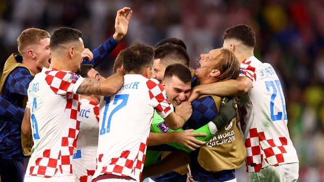 COPA DO MUNOD DE 2022. QUARTAS DE FINAL. JOGO ÚNICO. PARTIDA ÚNICA. CROÁCIA. CLASSIFICADA. BRASIL. ELIMINADO. SEMIFINAL. JOGO ÚNICO. PARTIDA ÚNICA. CROÁCIA. CONTRA. ARGENTINA OU HOLANDA.