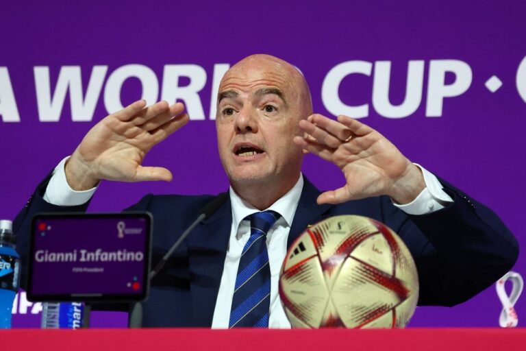 COPA DO MUNDO DE 2026. ESTADOS UNIDOS. CANADÁ. MÉXICO. GIANNI INFANTINO. PRESIDENTE DA FIFA. FEDERAÇÃO INTERNACIONAL DE FUTEBOL.