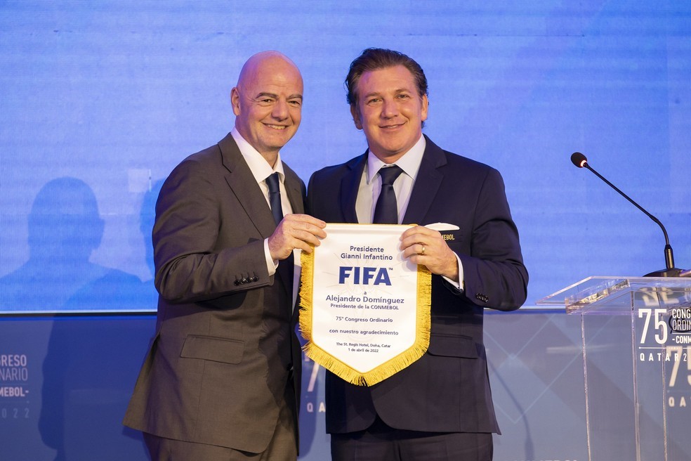 COPA DO MUNDO DE 2030. ESCOLHA. CONMEBOL. CONFEDERAÇÃO SUL-AMERICANA DE FUTEBOL. UEFA. UNIÃO DAS ASSOCIAÇÕES EUROPEIAS DE FUTEBOL.