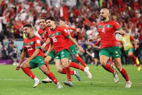 COPA DO MUNDO DE 2022. OITAVAS DE FINAL. JOGO ÚNICO. PARTIDA ÚNICA. MARROCOS. CLASSIFICADO. ESPANHA. ELIMINADA. QUARTAS DE FINAL. JOGO ÚNICO. PARTIDA ÚNICA. MARROCOS. CONTRA PORTUGAL. OU SUÍÇA.