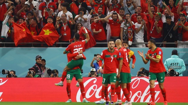COPA DO MUNDO DE 2022. QUARTAS DE FINAL. JOGO ÚNICO. PARTIDA ÚNICA. MARROCOS. CLASSIFICADO. PORTUGAL. ELIMINADO. SEMIFINAL. JOGO ÚNICO. PARTIDA ÚNICA.MARROCOS CONTRA FRANÇA. OU. INGLATERRA.