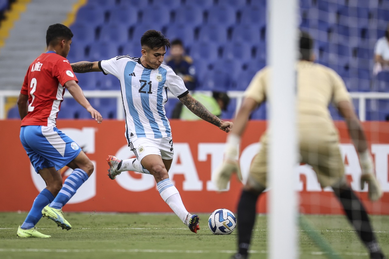 SUL-AMERICANO SUB-20 DE 2023. COLÔMBIA. PRIMEIRA FASE. GRUPO A. SEGUNDA RODADA. ARGENTINA. PARAGUAI.