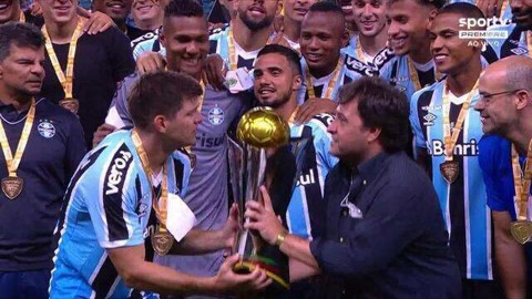 RECOPA GAÚCHA DE 2023. FINAL. JOGO ÚNICO. GRÊMIO-RS. CAMPEÃO. SÃO LUIZ-RS. VICE-CAMPEÃO.