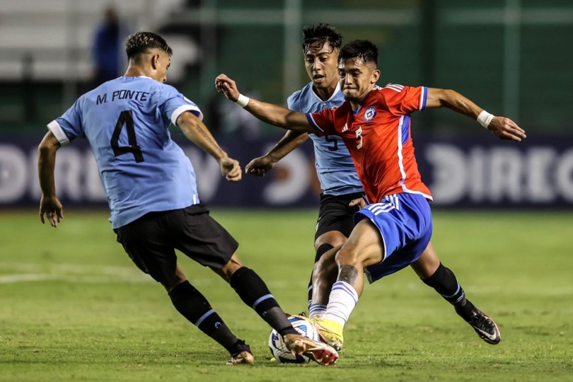 SUL-AMERICANO SUB-20 DE 2023. COLÔMBIA. PRIMEIRA FASE. SEGUNDA RODADA. GRUPO B. CHILE. URUGUAI.