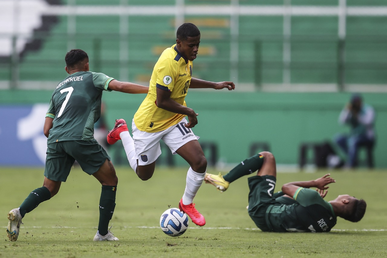 SUL-AMERICANO SUB-20 DE 2023.COLÔMBIA. PRIMEIRA FASE. SEGUNDA RODADA. EQUADOR. PERU.