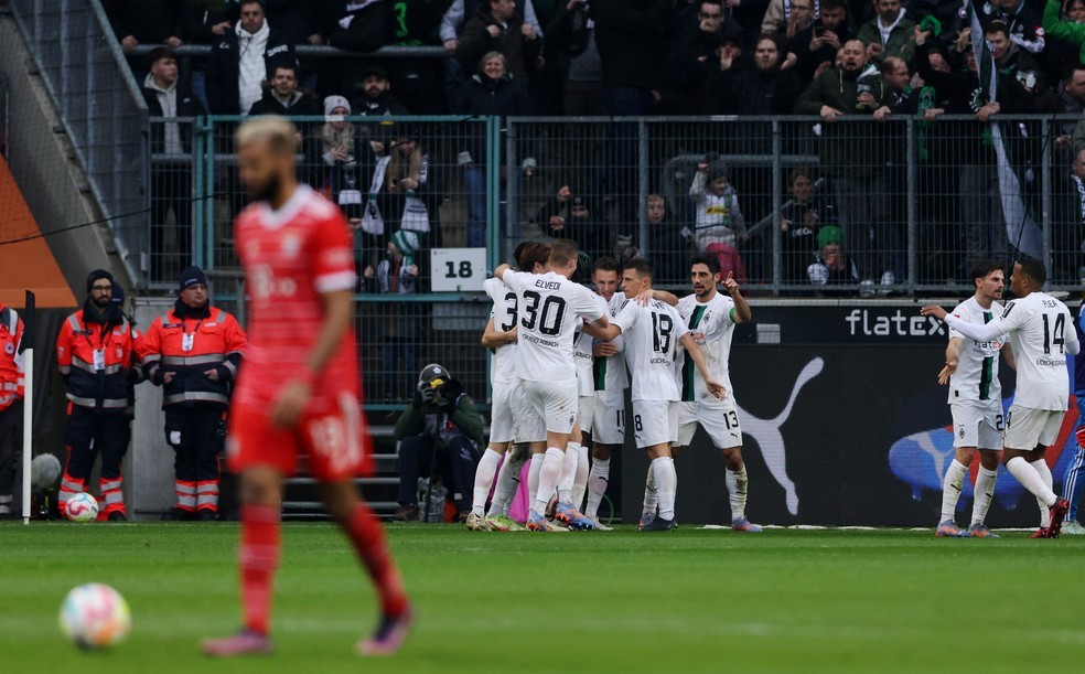 CAMPEONATO ALEMÃO. BUNDESLIGA. PRIMEIRA FASE. VIGÉSIMA PRIMEIRA RODADA. BAYERN DE MUNIQUE. ALEMANHA. BORUSSIA MÖNCHENGLADBACH. ALEMANHA.