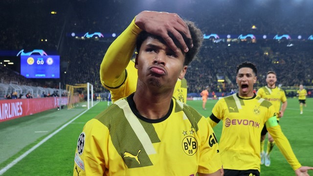 LIGA DOS CAMPEÕES DA EUROPA. TEMPORADA 2022. 2023.OITAVAS DE FINAL. JOGO DE IDA. BORUSSIA DORTMUND. ALEMANHA. CHELSEA. INGLATERRA.