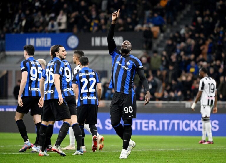 CAMPEONATO ITALIANO. TEMPORADA 2022.2023. PRIMEIRA FASE. VIGÉSIMA TERCEIRA RODADA. INTERNAZIONALE DE MILÃO. ITÁLIA. UDINESE. ITÁLIA. MONZA. ITÁLIA. MILAN. ITÁLIA.